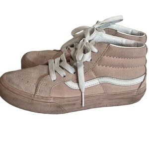 Vans High-tops Pink Suede Girls 2.5